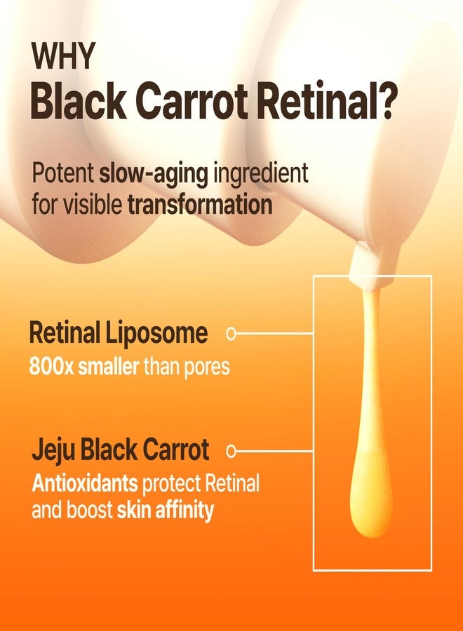 سيروم غودال بلاك كاروت فيتا-أ ريتينال إنتنس 8.0، أمبولة ريتينول لملء التجاعيد، سيروم لتصحيح البقع الداكنة ومنح البشرة إشراقة، تصغير المسام وشدها، للبشرة الحساسة، عناية كورية بالبشرة، 0.68 أونصة سائلة - Image 3